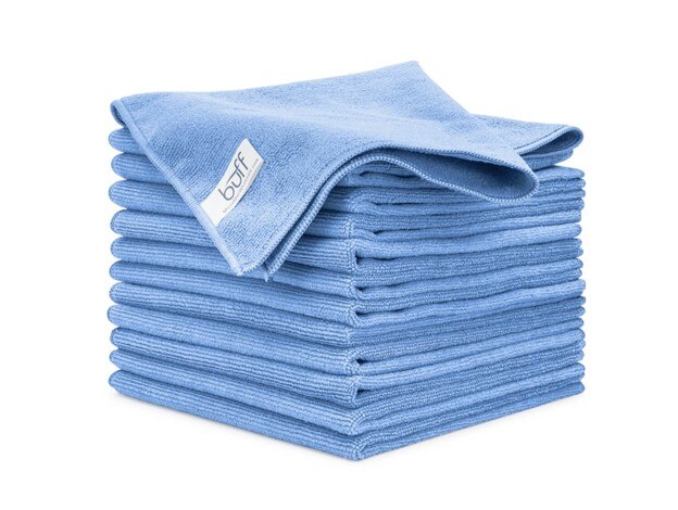 O'Dell® Microfiber Cleaning Cloth, 16x16in, 250g/m², Blue, 12/CS